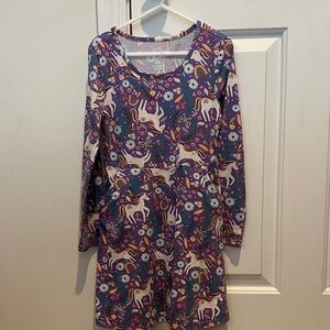 Wonder Nation Purple Unicorn Dress